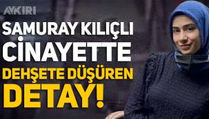 Başak Cengiz'in samuray kılıcıyla öldürülmesinin ardından dehşete düşüren detay!