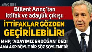 Bülent Arınç'tan Devlet Bahçeli ve MHP açıklaması: İttifaklar her zaman gözden geçirilebilir