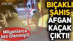 Bursa'da genç kızı bıçakla takip eden şahıs Afgan çıktı! Güvenlik kamerası görüntüleri...