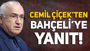Cemil Çiçek, Devlet Bahçeli'ye cevap verdi, Erdoğan'ın görüşmesini işaret etti