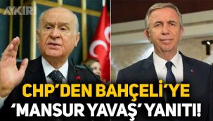 CHP'den Devlet Bahçeli'ye