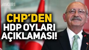 CHP'den 'HDP oyları' açıklaması