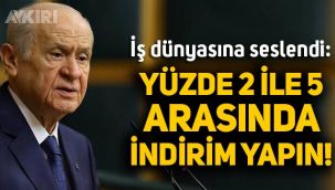 Devlet Bahçeli: Temel ihtiyaçların fiyatlarında yüzde 2 ile yüzde 5 arasında indirime gidilmeli