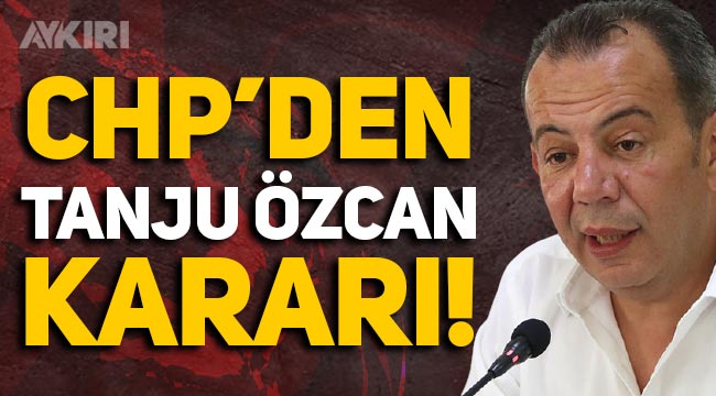 Disipline sevk edilmişti: CHP'den Tanju Özcan kararı!