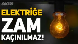 Doğalgaz sonrası elektriğe zam kaçınılmaz!