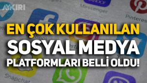 En çok kullanılan sosyal medya uygulamaları belli oldu! Twitter, Facebook, Instagram kaçıncı sırada?