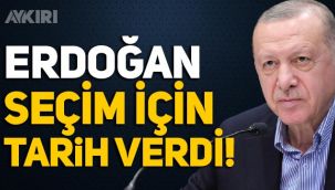 Erdoğan'dan 'erken seçim' açıklaması: Tarih verdi!