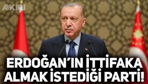 Erdoğan'ın Cumhur İttifakı'na almak istediği parti: Yeniden Refah!