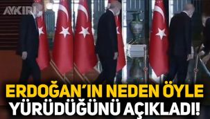 Erdoğan'ın rahatsızlığı ne? Türkiye gazetesi yazarı Erdoğan'ın niye öyle yürüdüğünü açıkladı