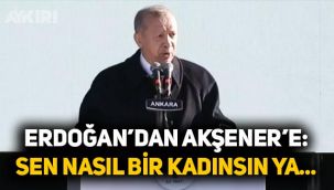 Erdoğan, Meral Akşener’i hedef aldı: Sen nasıl bir kadınsın ya…