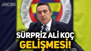 Fenerbahçe'de sürpriz Ali Koç gelişmesi