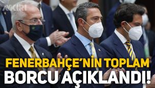 Fenerbahçe'nin borcu ne kadar?
