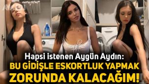 Hapsi istenen Aygün Aydın: Bu gidişle eskortluk yapmak zorunda kalacağım!