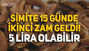 İstanbul'da simite büyk zam: 3.5 TL oldu, 5 TL olabilir
