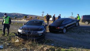 İYİ Partili Uğur Poyraz ve Bahadır Erdem trafik kazası geçirdi