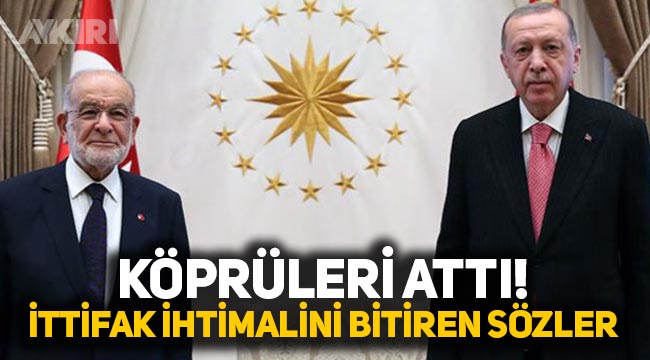 Karamollaoğlu, AKP ile ittifak ihtimalini ortadan kaldırdı! Karamollaoğlu'ndan Erdoğan'a olay sözler