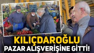 Kemal Kılıçdaroğlu pazar alışverişine gitti: Korkuya mahal yok, çözeceğiz inşallah