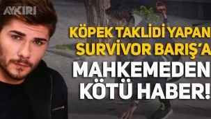 Köpek taklidi yapan Barış Murat Yağcı'ya mahkemeden kötü haber