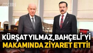 Kürşat Yılmaz, Devlet Bahçeli'yi makamında ziyaret etti