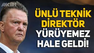Louis van Gaal kaza geçirdi, yürüyemez hale geldi!