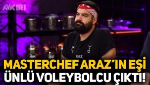 MasterChef Araz kimle evli, eşi kim? MasterChef Araz'ın eşi ünlü voleybolcu Ecem Alıcı çıktı