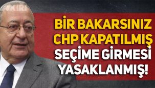 Mehmet Barlas: Bir bakarsınız CHP kapatılmış ve seçime girmesi yasaklanmış olabilir