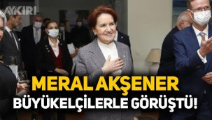 Meral Akşener, AB ülkelerinin büyükelçileriyle görüştü