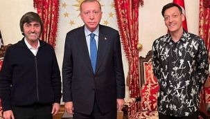 Mesut Özil, Erdoğan ve Rıdvan Dilmen görüştü