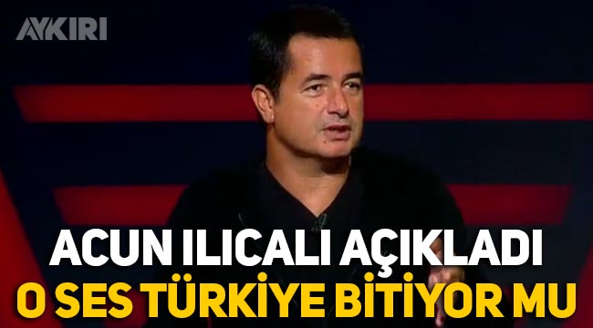 O Ses Türkiye bitiyor mu? Acun Ilıcalı açıkladı