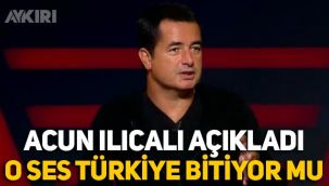 O Ses Türkiye bitiyor mu? Acun Ilıcalı açıkladı