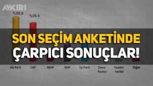 PİAR'ın son seçim anketinde çarpıcı sonuçlar