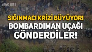 Polonya-Belarus sınırında sığınmacı krizi büyüyor: Bombardıman uçakları gönderdiler!
