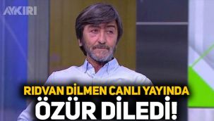 Rıdvan Dilmen, canlı yayında Berke Özer'den özür diledi