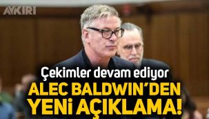 Rust'ın çekimleri devam ediyor: Alec Baldwin'den yeni açıklama