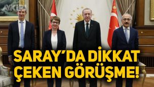 Saray'da dikkat çeken görüşme! Erdoğan Lütfi Elvan...