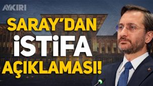 Saray'dan Lütfi Elvan ve istifa açıklaması!
