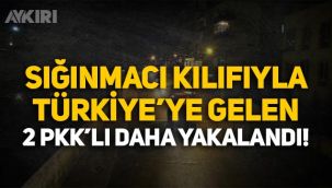 Sığınmacı kılıfıyla Türkiye'ye gelen 2 PKK'lı daha yakalandı
