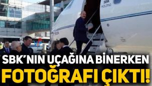 Süleyman Soylu'nun SBK'nın uçağına binerken fotoğrafı çıktı