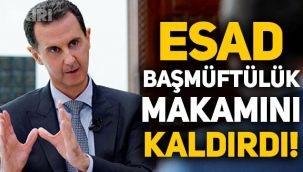 Suriye'de Esad 'başmüftülük' makamını kaldırdı