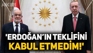 Temel Karamollaoğlu açıkladı: Erdoğan, Cumhur İttifakı’na davet etti, kabul etmedim