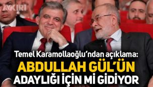 Temel Karamollaoğlu'ndan açıklama: Abdullah Gül'ün Cumhurbaşkanı adaylığı gündemde mi?