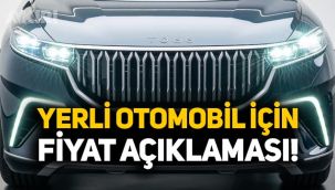 TOGG kaç lira olacak? Yerli otomobil TOGG hakkında fiyat açıklaması!