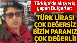 Türkiye'de alışveriş yapan Bulgarlar: 