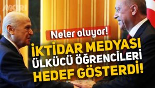 Ülkücü öğrenciler Atatürk'e sahip çıktı, iktidar medyası hedef gösterdi!