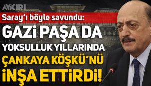 Vedat Bilgin, Cumhurbaşkanlığı Sarayı'nı böyle savundu: Gazi Paşa da, yoksulluk yıllarında Çankaya Köşkü'nü yaptırdı!