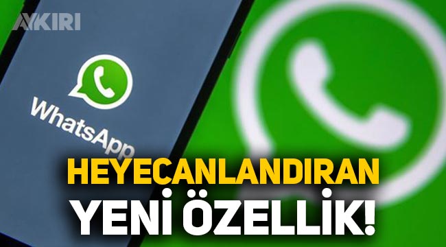 WhatsApp'a yeni özellik geldi: Emoji ile tepki verme
