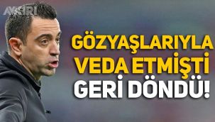 Xavi, Barcelona'ya geri döndü!