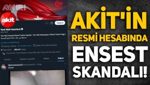 Yeni Akit'in resmi hesabında ensest skandalı!