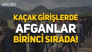 2021'de Türkiye'ye kaçak girişlerde Afganlar birinci sırada!