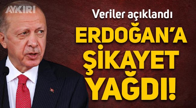 2021 yılında Erdoğan'a şikayet yağdı! CİMER verileri açıklandı